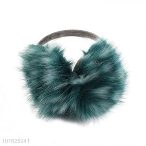 Unique design winter warm faux fur earmuffs fashion fuzzy ear muff