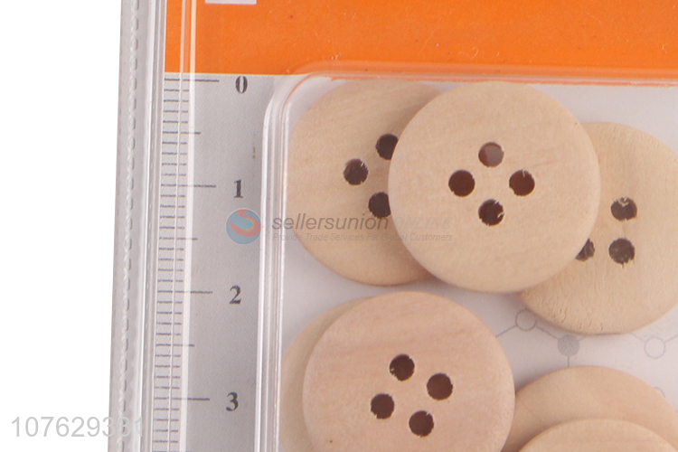 Hot sale round wooden button coat button clothing button