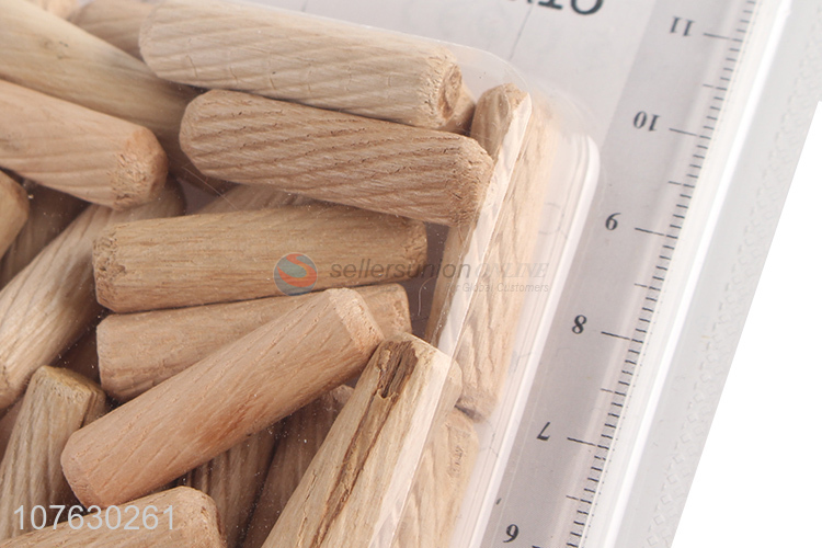 Promotional wooden plugs for furniture installation gap expansion