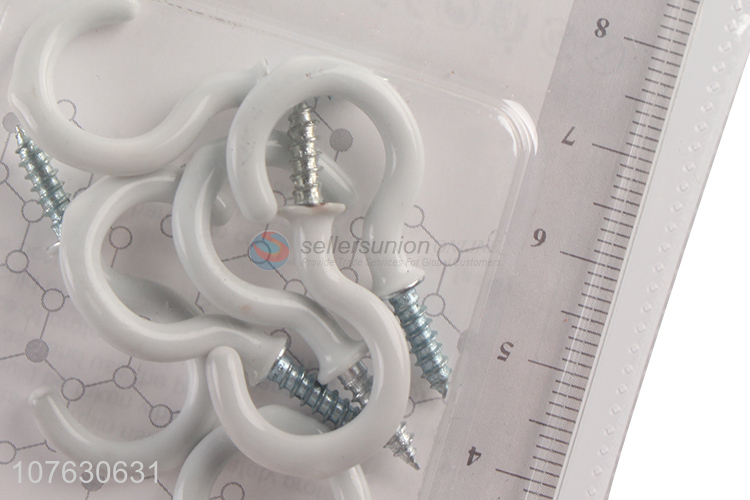 High quality open eye hook screw plastic dipping lamp hook screws