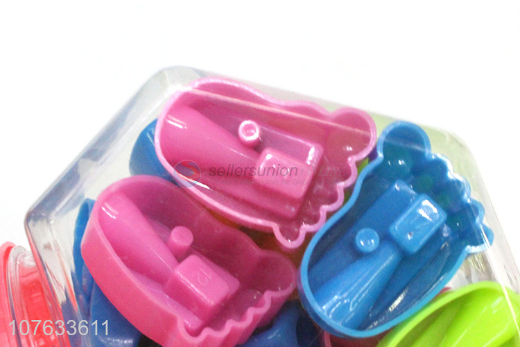 Good Sale Foot Shape Plastic Pencil Sharpener