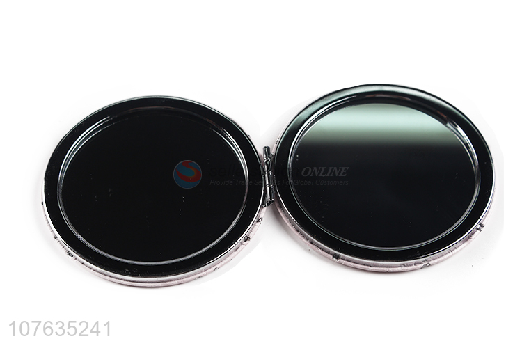 Portable double sides pocket make Up mirror with top quality