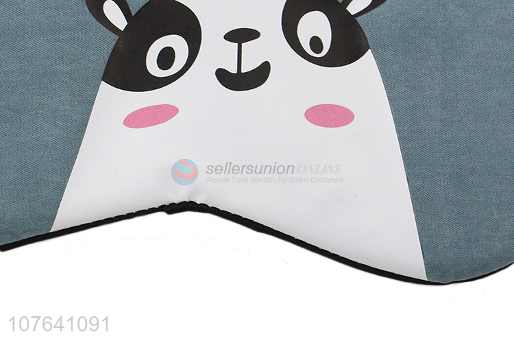 Low price cartoon dog ice-compress sleeping eye mask for home travel