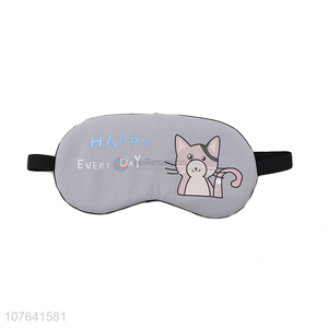 Popular products cartoon cat office nap eye mask travel eye patch