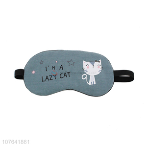 Good sale cartoon cat gel sleep eye mask office eye mask