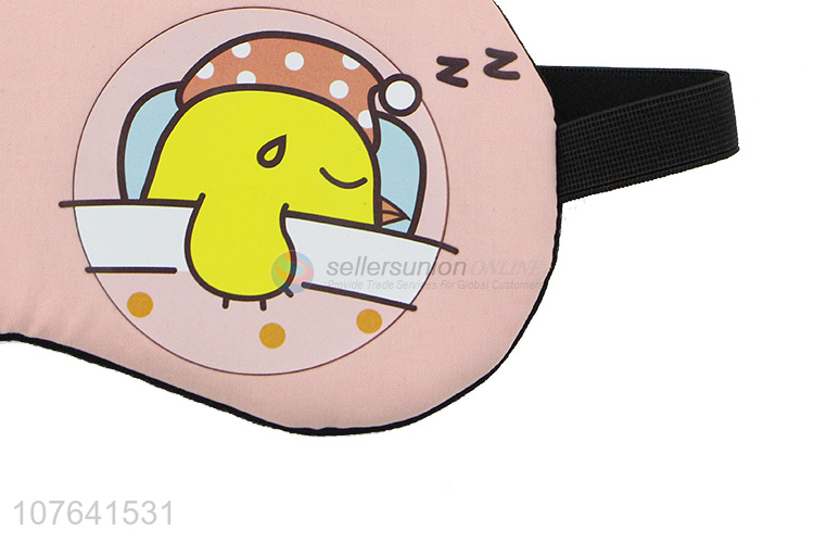 Latest design cartoon chick blindfold eye mask blindfold for sleeping