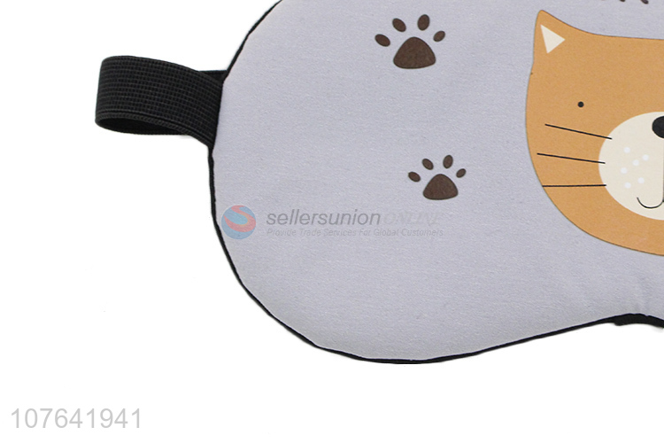 Best selling cartoon cat office nap eye mask travel eye patch