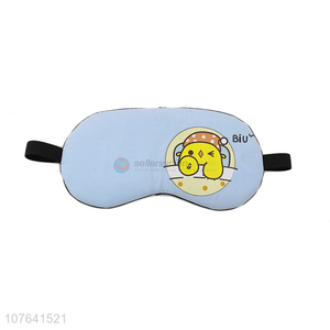 Competitive price cartoon chick travel airline cooling eye mask eye patch