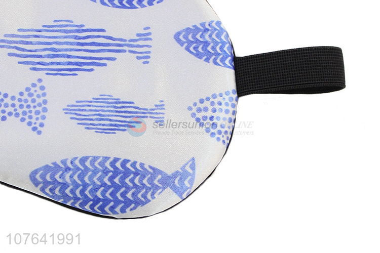 Latest arrival cartoon fish ice pack eye mask eyeshades for sleep