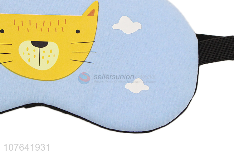 High quality cartoon cat ice-compress sleeping eye mask for home travel