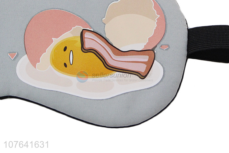 Top seller cartoon egg ice pack eye mask eyeshades for sleep