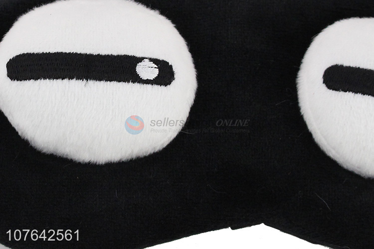 New design cartoon comfortable travel short plush sleep eye mask