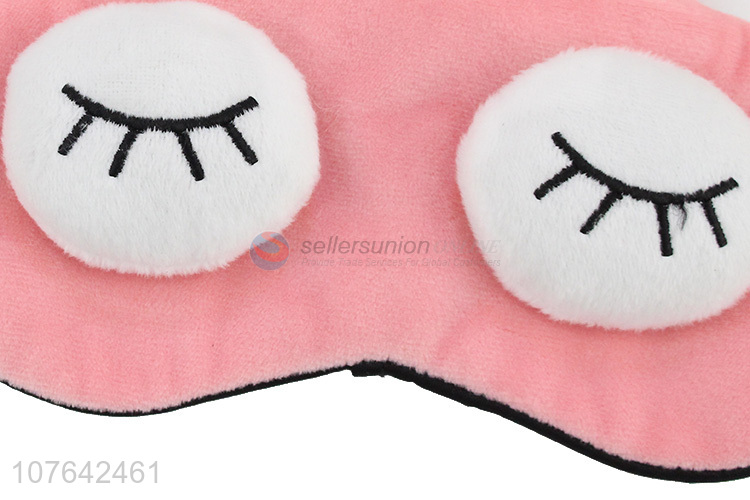 China manufacturer gel blindfold 3d rabbit sleeping eye mask