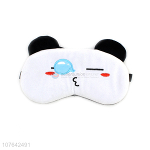 Hot products cartoon ice pack short plush sleep eye mask for travel