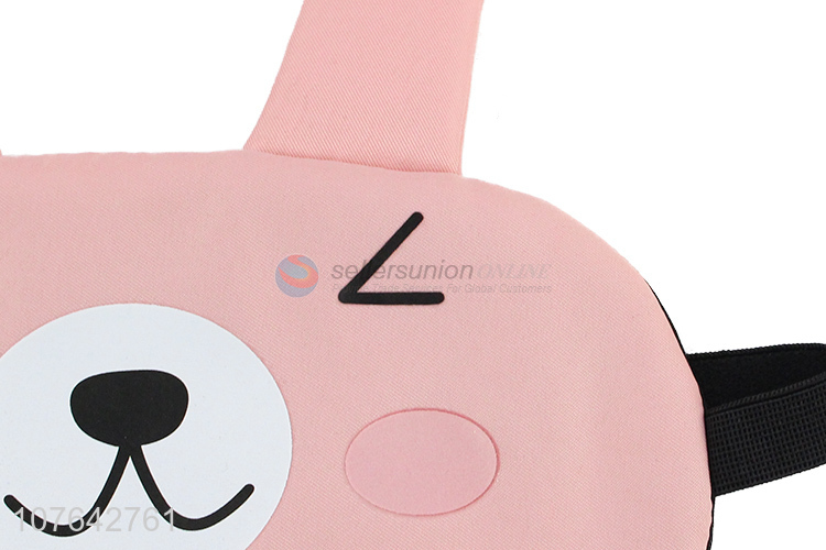 Hot selling cartoon rabbit shape ice pack eye mask eyeshades for sleep