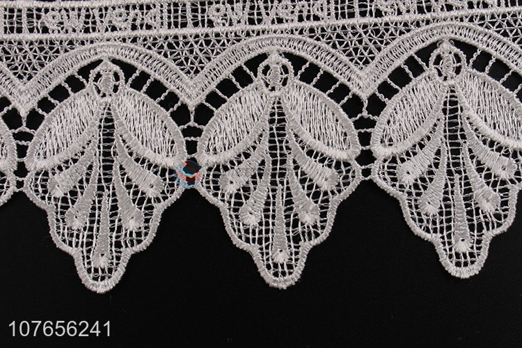 Beautiful wide decorative lace trim with high quality