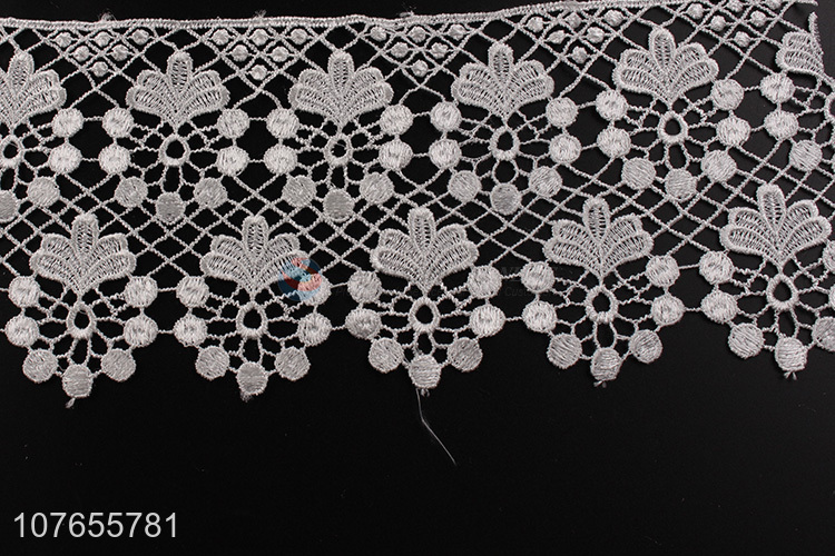 Classic white lace ribbon for decoration with top quality