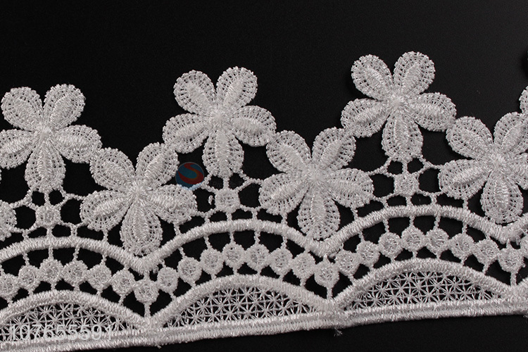 Best selling white elegant guipure lace trim lace ribbon 