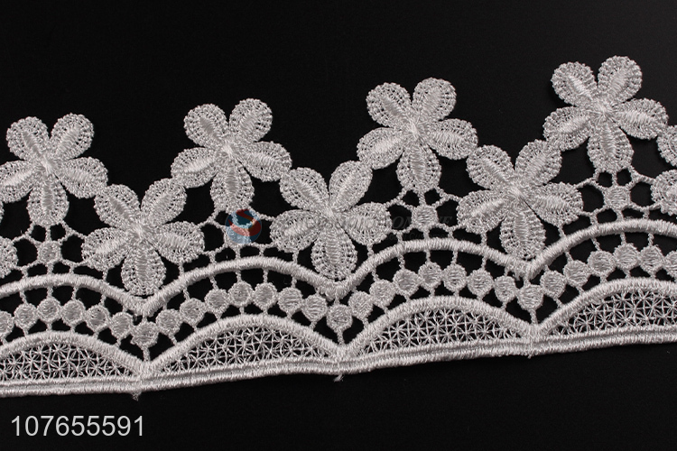 Best selling white elegant guipure lace trim lace ribbon 