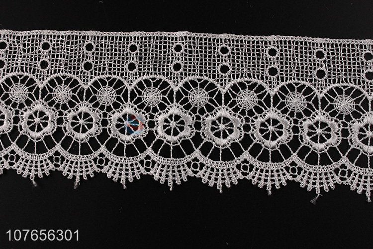 High quality nice durable lace trim ribbon for clothing decoration