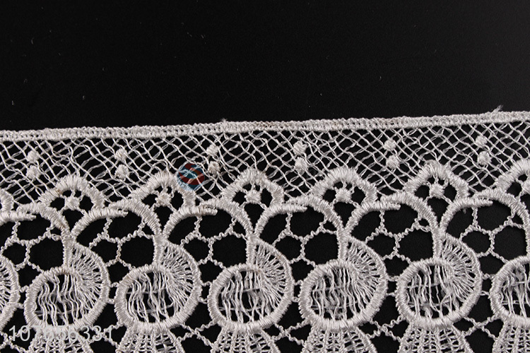 Wholesale factory price white lace ribbon for garment decoration