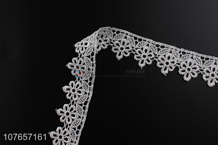 Factory supplier lace trim embroidery with high quality