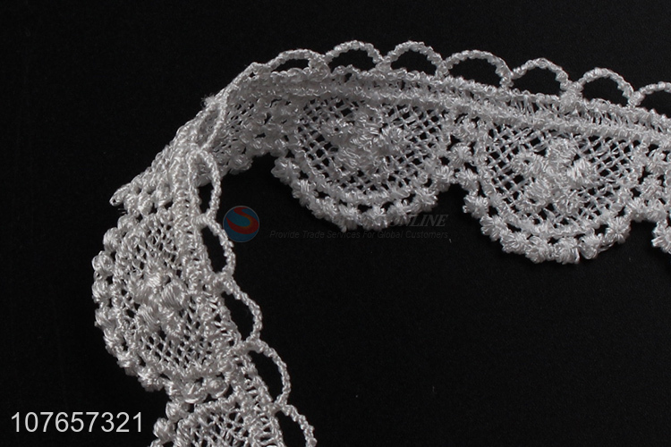 Factory direct hot sales high quality decorative dress lace trim 