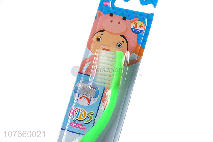 Good sale household children toothbrush kids toothbrush 3+ age