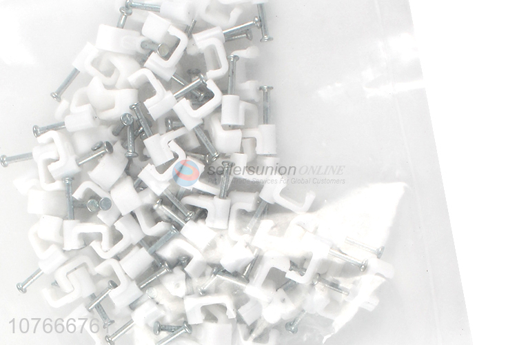 New design cheap white cable clips with high quality