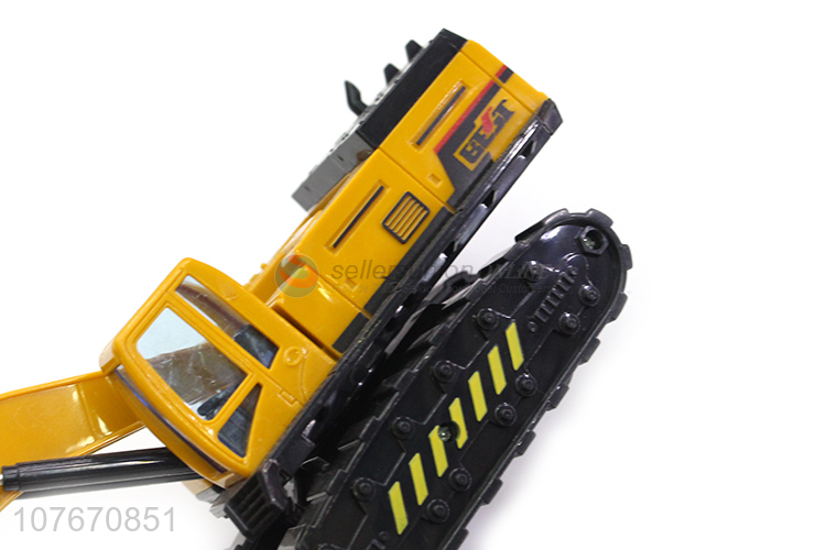 Wholesale children's plastic excavator inertial engineering vehicle excavator