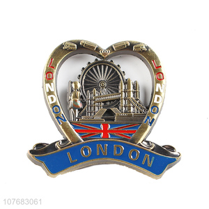 Newest decorative London souvenir metal fridge magnet fridge sticker