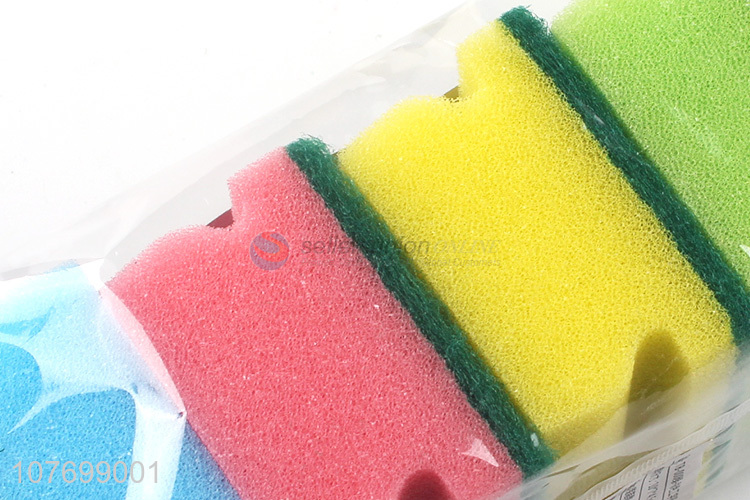 Factory price kitchen cleaning sponge dishes washing scourer