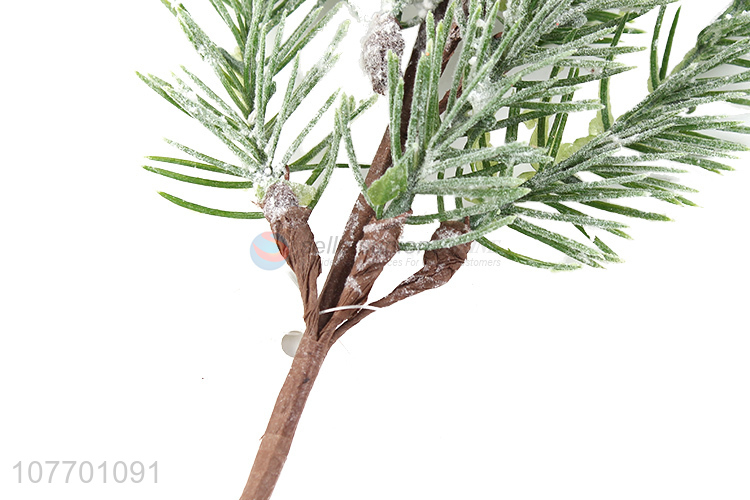 High quality Christmas pine needle twig Christmas pick sprays