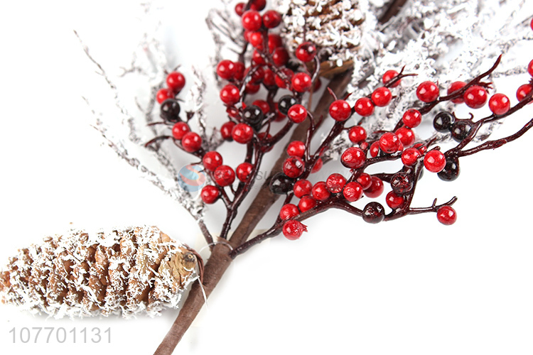 Hot selling decorative Christmas picks and sprays Christmas twig