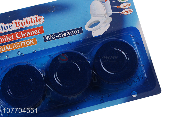 Top sale blue bubble toilet block for daily use