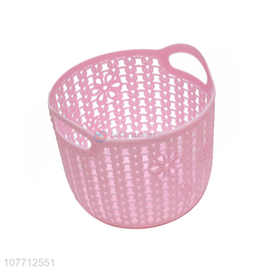 Hot Sale Lovely Plastic Storage Basket Fashion Desk Organizer