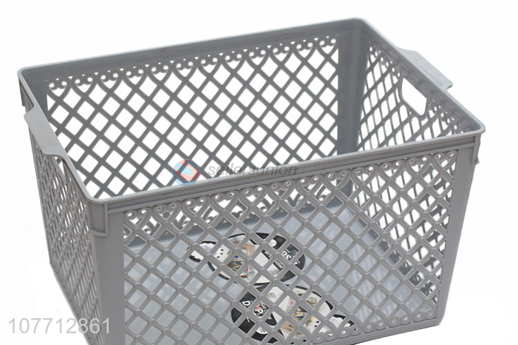 Good Price Large Capacity Rectangle Plastic Storage Basket For Sale