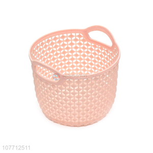 Creative Design Small Plastic Storage Basket With Handle