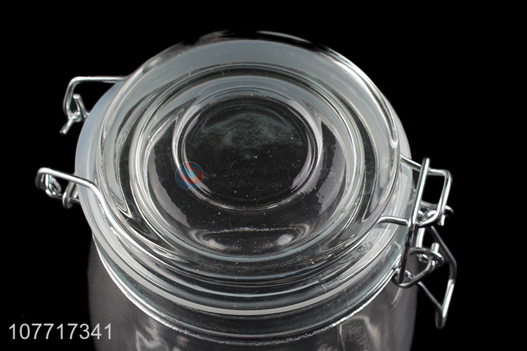 Wholesale kitchen food jars home furnishings transparent glass sealed jar