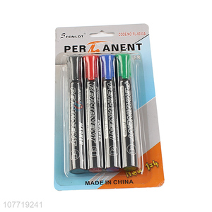 Wholesale 4 Pieces Permanent Marker Fashion Marking Pen Set