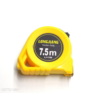 Hot sale retractable 7.5M tape measure for constriction