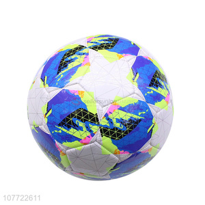 Latest arrival custom No. 5 football veneer pattern football