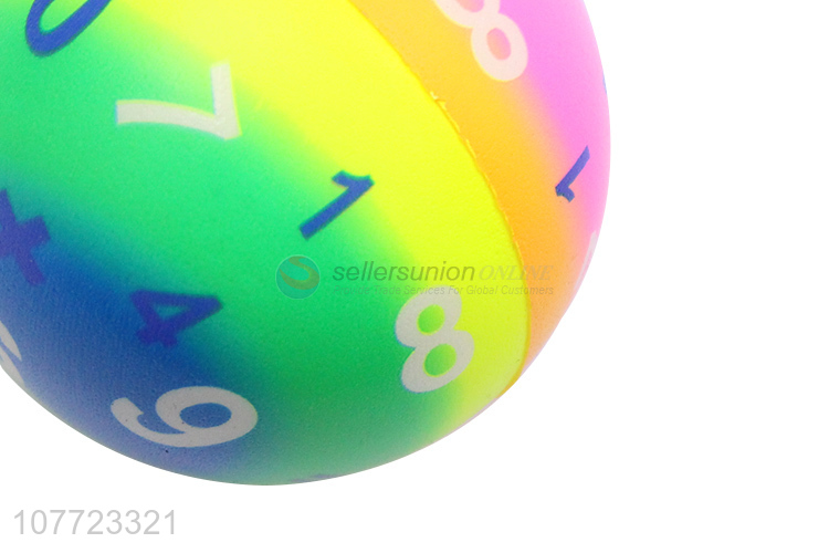 Environmental protection rainbow ball PVC ball children inflatable toy ball