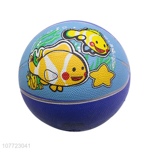 Low price thick pvc material cartoon animal print basketball