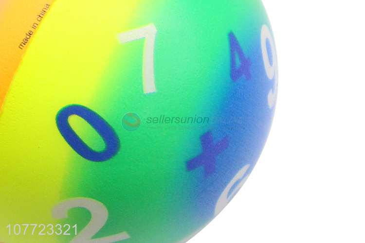 Environmental protection rainbow ball PVC ball children inflatable toy ball