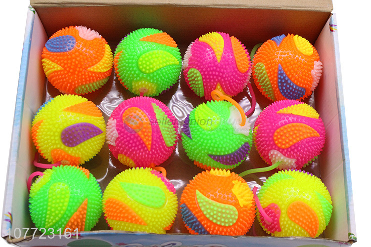 Stall wholesale toys sounding flashing bouncy ball jumping ball