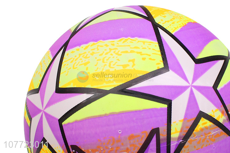 High quality child safety toy 9 inch PV inflatable printing football toy