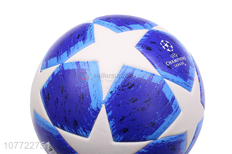 Hot sale five-pointed star football No. 5 laminated football