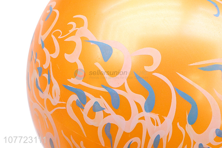 Creative orange beach toy ball explosion-proof transparent two-color ball