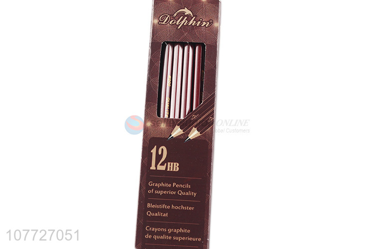 High Quality 12 Pieces Hb Pencil Writing Pencil Set For Sale